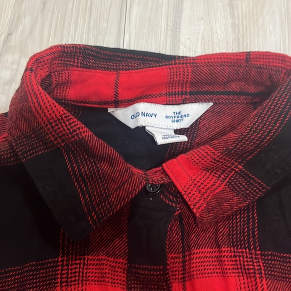 Old Navy The Boyfriend Shirt Flannel - Picture 2 of 3